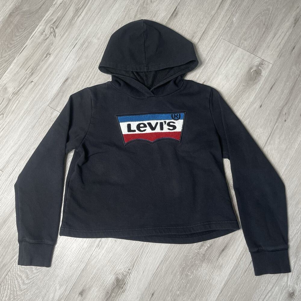 Levi’s Logo Hoodie Teens 13-15yrs Black XL